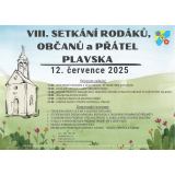 obrázek k akci VIII. SETKÁNÍ RODÁKŮ, OBČANŮ a PŘÁTEL PLAVSKA